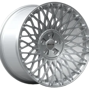 RTX Wheels – Mesh – Silver – 18″x8″ 40mm – All weather Wheels – 083403